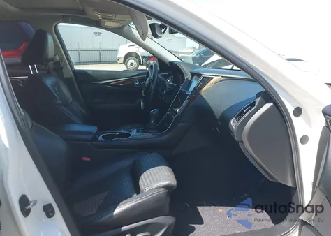 2014 Infiniti Q50 Hybrid Sport from USA, damaged, VIN JN1AV7AP3EM690226